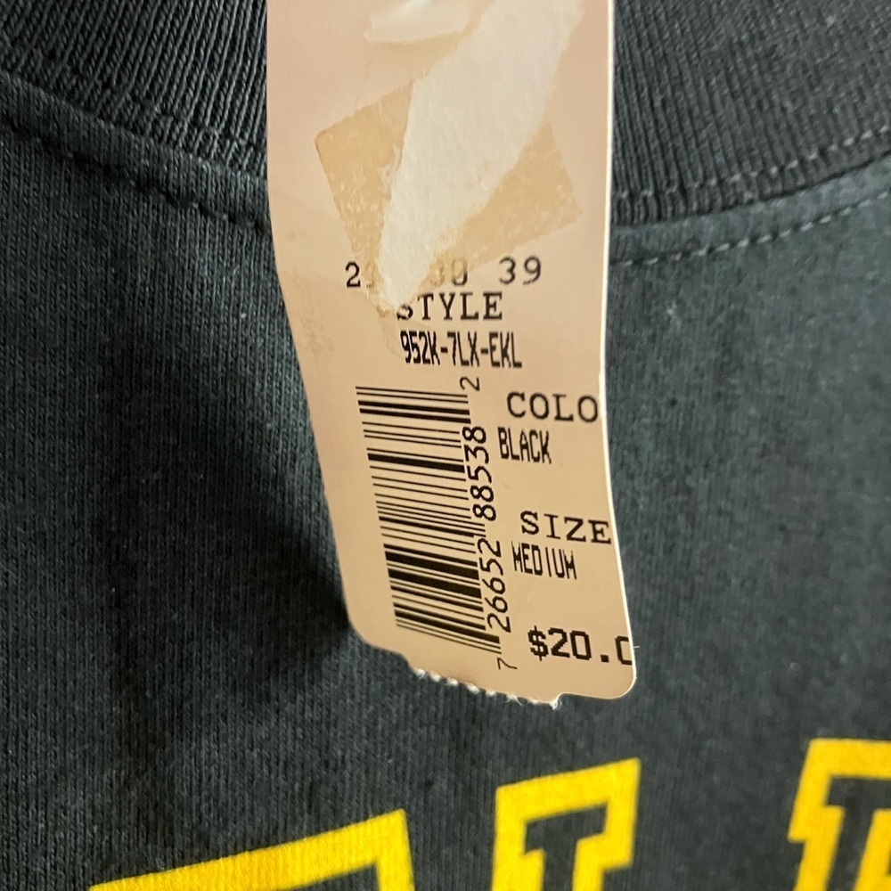 Pittsburgh Steelers Super Bowl XL Champs Men’s T-Shirt, M, Black/Gold🏈 - Picture 4 of 5